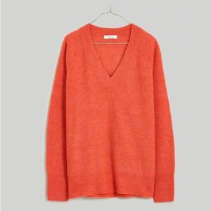 Madewell Rib Alpaca-Blend Oversized Sweater